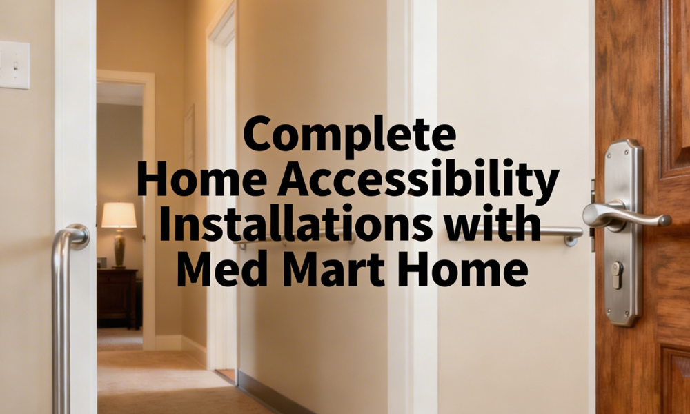 Complete Home Accessibility Installations with Med Mart Home