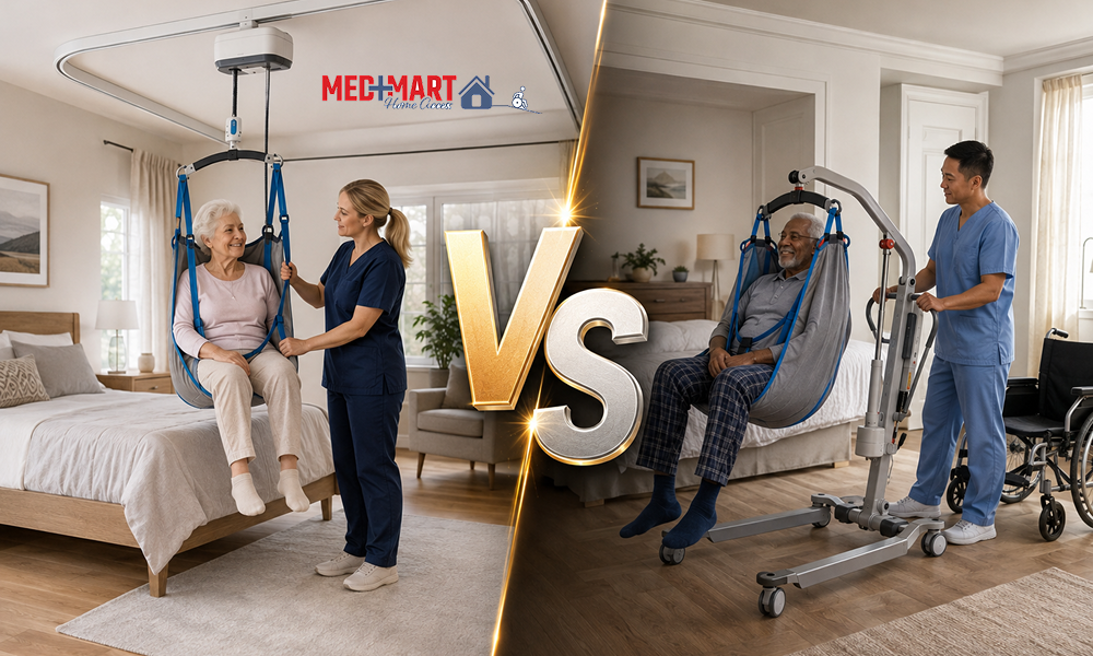 Ceiling Lift vs. Portable Patient Lift: Which Should You Choose?